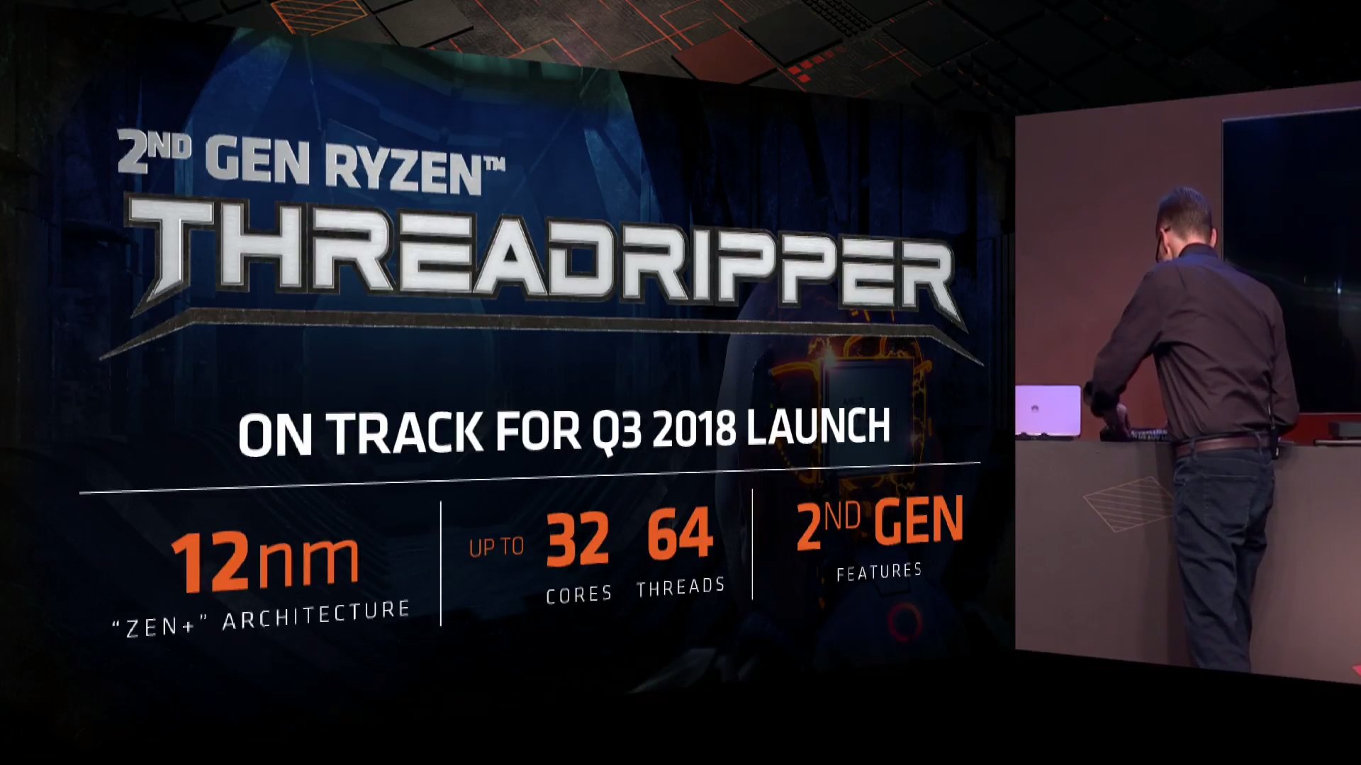Immagine pubblicata in relazione al seguente contenuto: Le CPU AMD Ryzen Threadripper di seconda generazione includeranno fino a 32 core | Nome immagine: news28302_AMD-Ryzen-Threadripper-second-gen_1.jpg