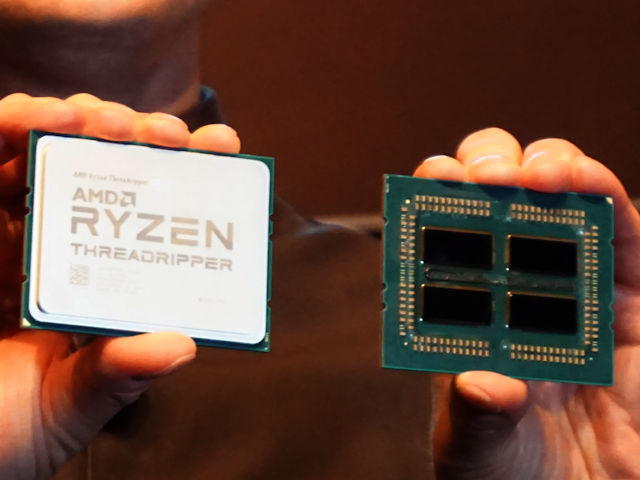 Immagine pubblicata in relazione al seguente contenuto: Specifiche e benchmark del processore a 32 core AMD Ryzen Threadripper 2990X | Nome immagine: news28357_AMD-Ryzen-Threadripper-2990X_1.jpg