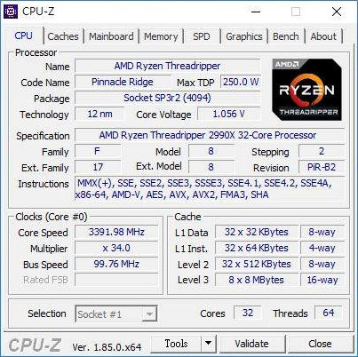 Immagine pubblicata in relazione al seguente contenuto: Specifiche e benchmark del processore a 32 core AMD Ryzen Threadripper 2990X | Nome immagine: news28357_AMD-Ryzen-Threadripper-2990X_2.jpg