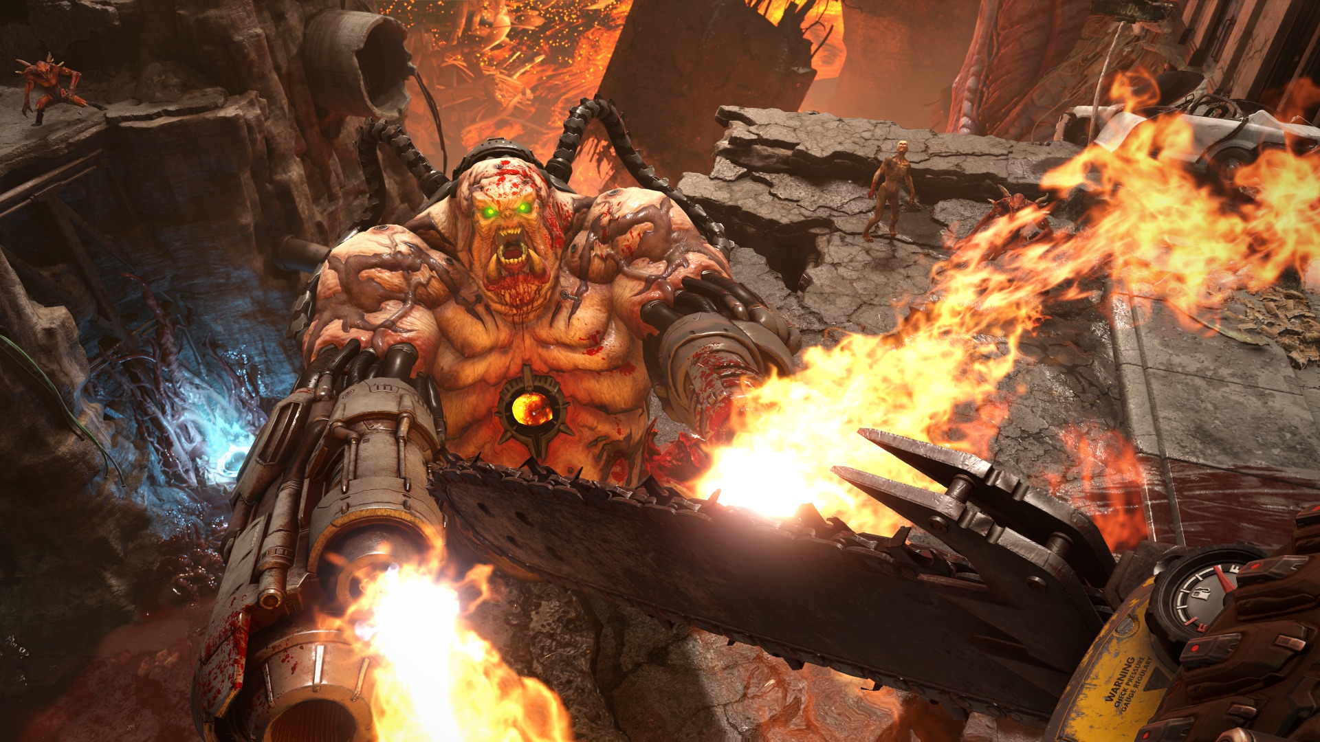 Immagine pubblicata in relazione al seguente contenuto: Bethesda presenta il game DOOM Eternal con gameplay trailer e screenshots | Nome immagine: news28544_DOOM-Eternal-Screenshot_6.jpg