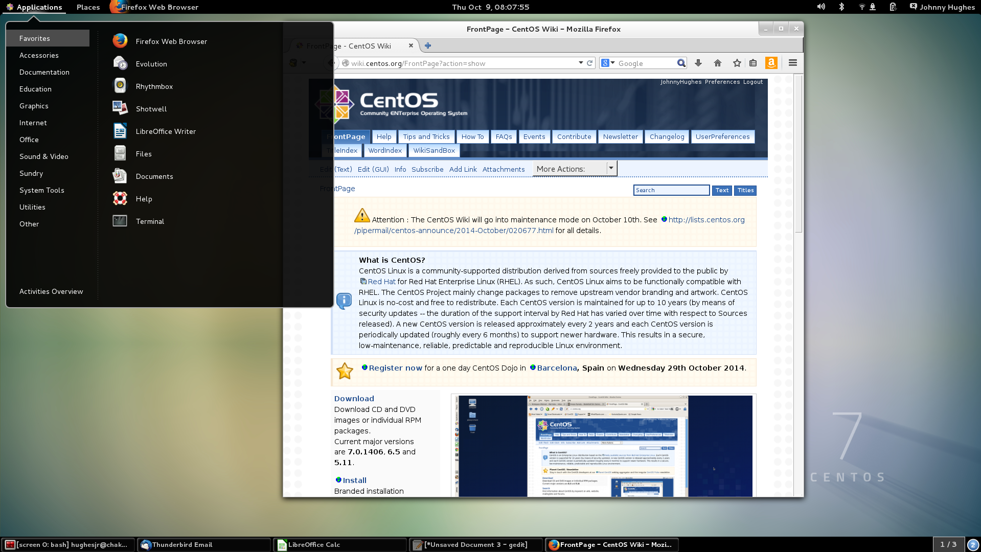 Risorsa grafica - foto, screenshot o immagine in genere - relativa ai contenuti pubblicati da unixzone.it | Nome immagine: news2856_CentOS-Linux-7_1.png