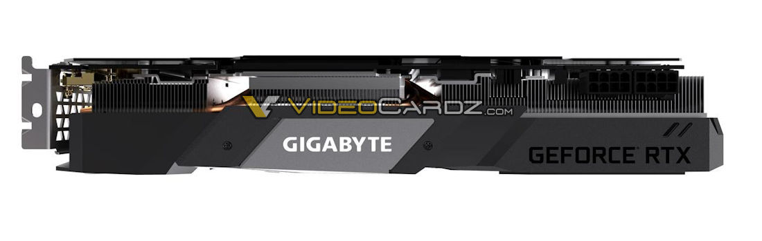 Media asset in full size related to 3dfxzone.it news item entitled as follows: Foto leaked della video card GIGABYTE GeForce RTX 2080 Ti GAMING (OC) | Image Name: news28582_GIGABYTE-GeForce-RTX-2080-Ti-GAMING_2.jpg