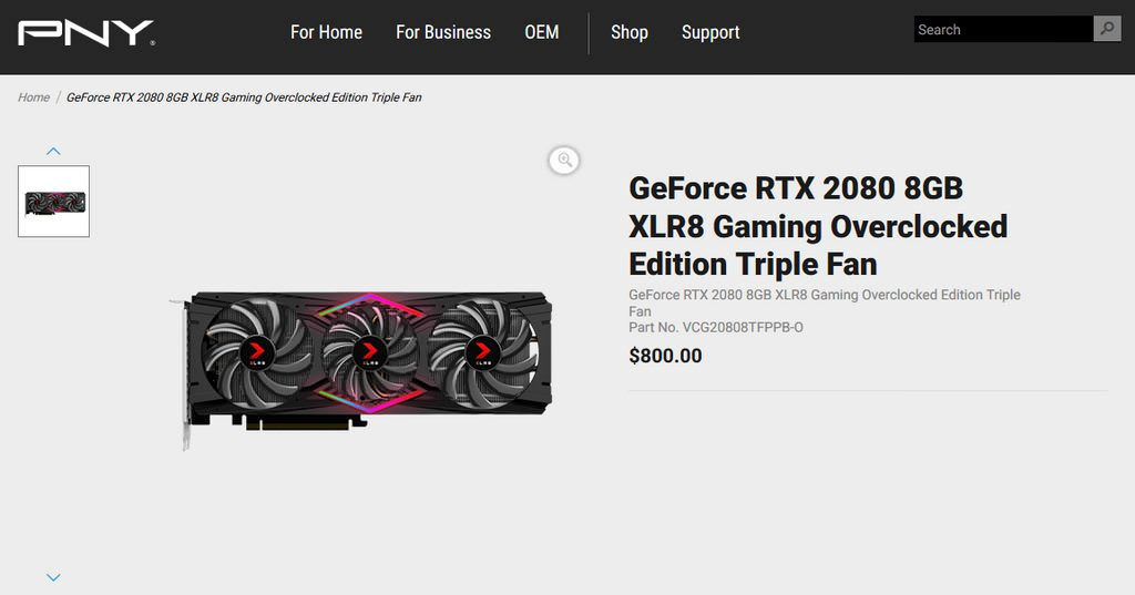 Immagine pubblicata in relazione al seguente contenuto: Foto e specifiche delle PNY GeForce RTX 2080 XLR8 Gaming Overclocked Edition | Nome immagine: news28590_PNY-GeForce-RTX-2080-TI-XLR8-Gaming-Overclocked-Edition_5.jpg