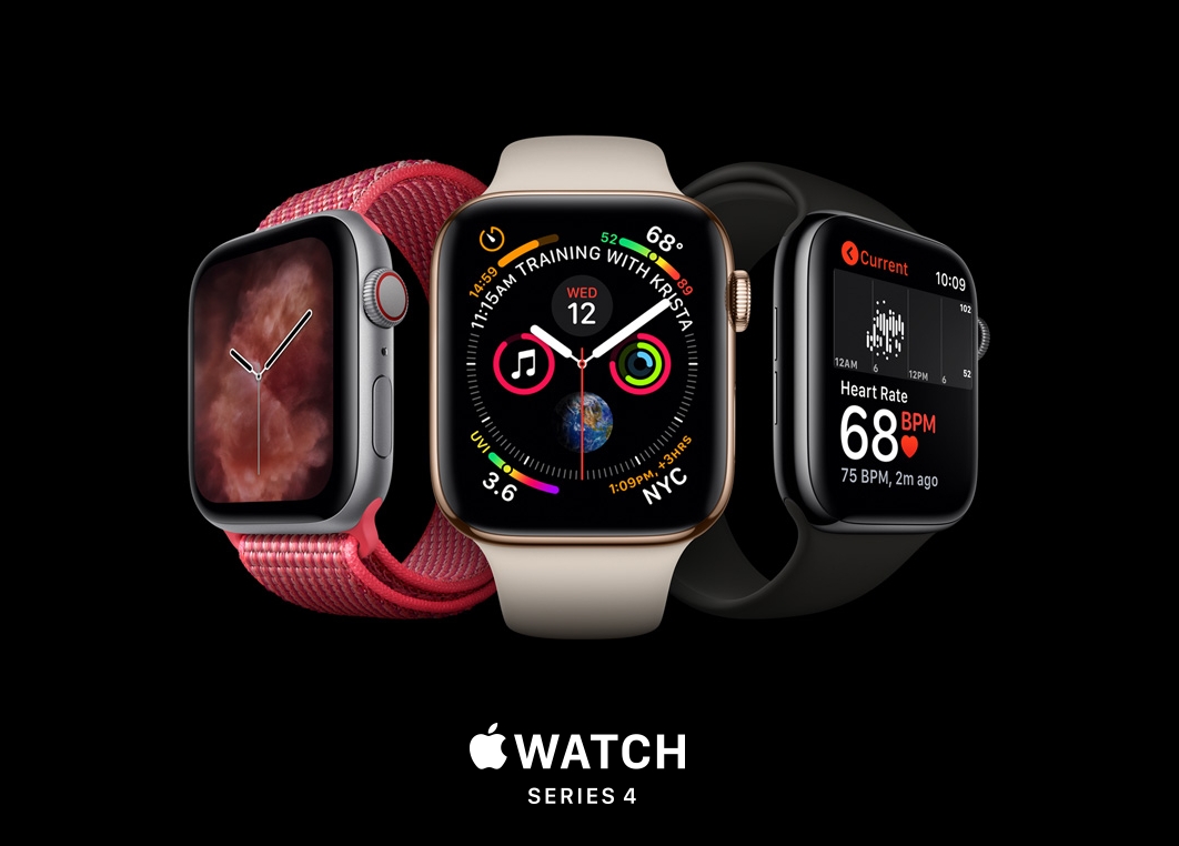 Immagine pubblicata in relazione al seguente contenuto: Feature e prezzi degli Apple Watch di quarta generazione con watchOS 5 | Nome immagine: news28717_Apple-Watch-Series-4_1.jpg