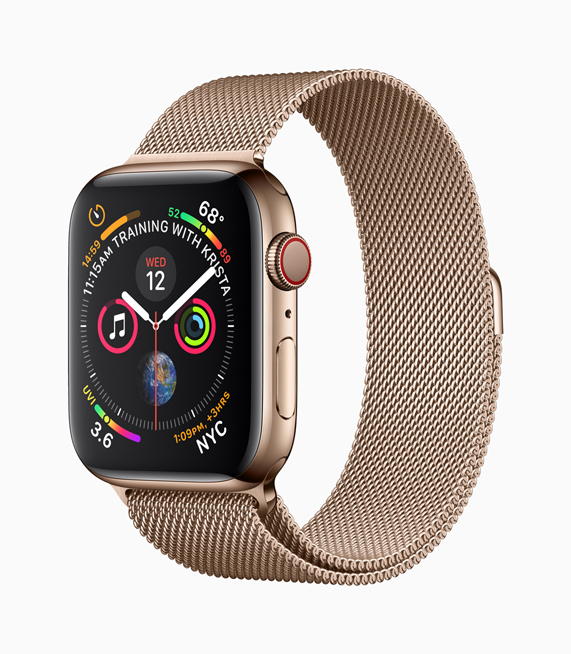Immagine pubblicata in relazione al seguente contenuto: Feature e prezzi degli Apple Watch di quarta generazione con watchOS 5 | Nome immagine: news28717_Apple-Watch-Series-4_4.jpg