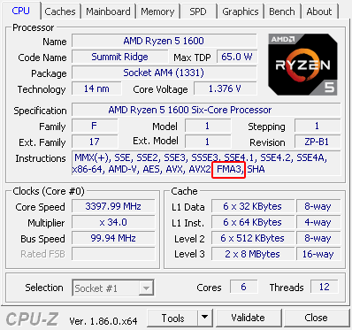 Immagine pubblicata in relazione al seguente contenuto: I processori AMD Ryzen supportano il set di istruzioni denominato FMA4? | Nome immagine: news28839_AMD-Ryzen-FMA4_2.png
