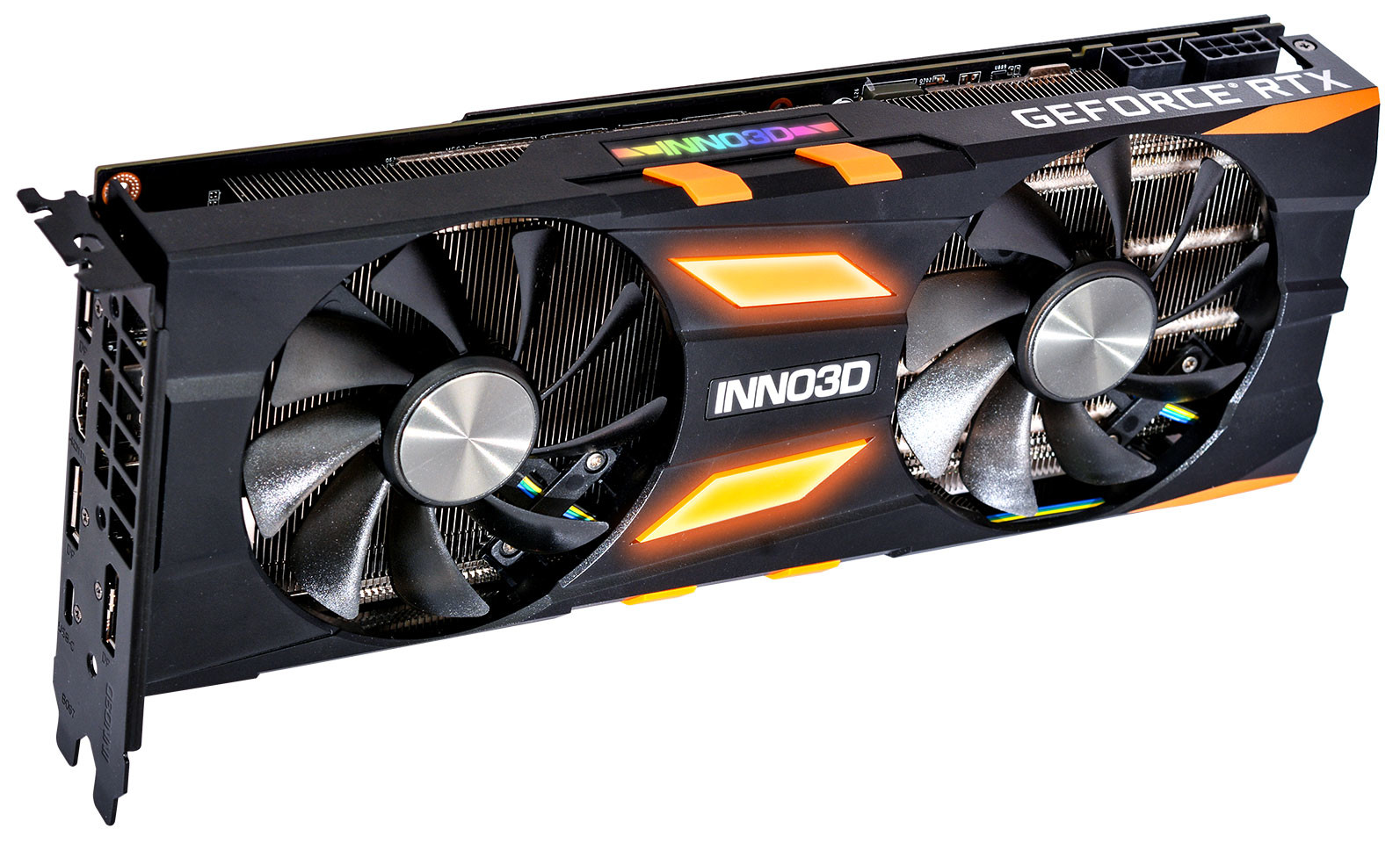 Immagine pubblicata in relazione al seguente contenuto: INNO3D lancia le video card GeForce RTX 2070 TWIN X2 e TWIN X2 OC | Nome immagine: news28847_GeForce-RTX-2070-TWIN-X2_1.jpg