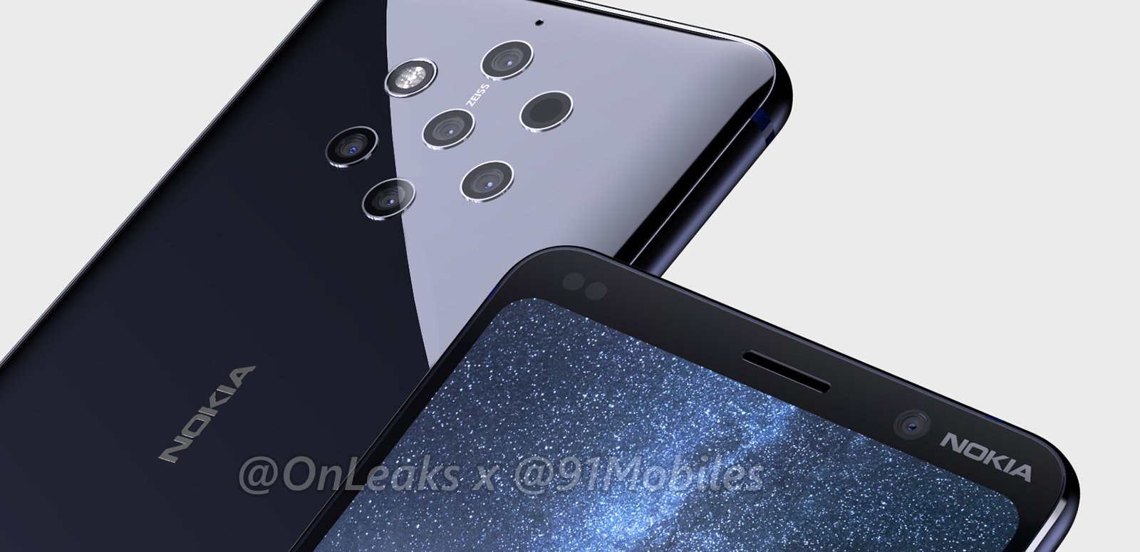 Immagine pubblicata in relazione al seguente contenuto: I primi render leaked del Nokia 9 evidenziano 5 lenti nella parte posteriore | Nome immagine: news28933_Nokia-9_1.jpg