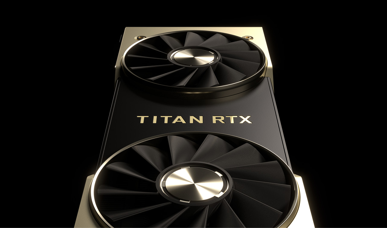 Immagine pubblicata in relazione al seguente contenuto: NVIDIA annuncia la monster card TITAN RTX con GPU Turing TU102 e 24GB GDDR6 | Nome immagine: news29029_NVIDIA-TITAN-RTX_1.jpg