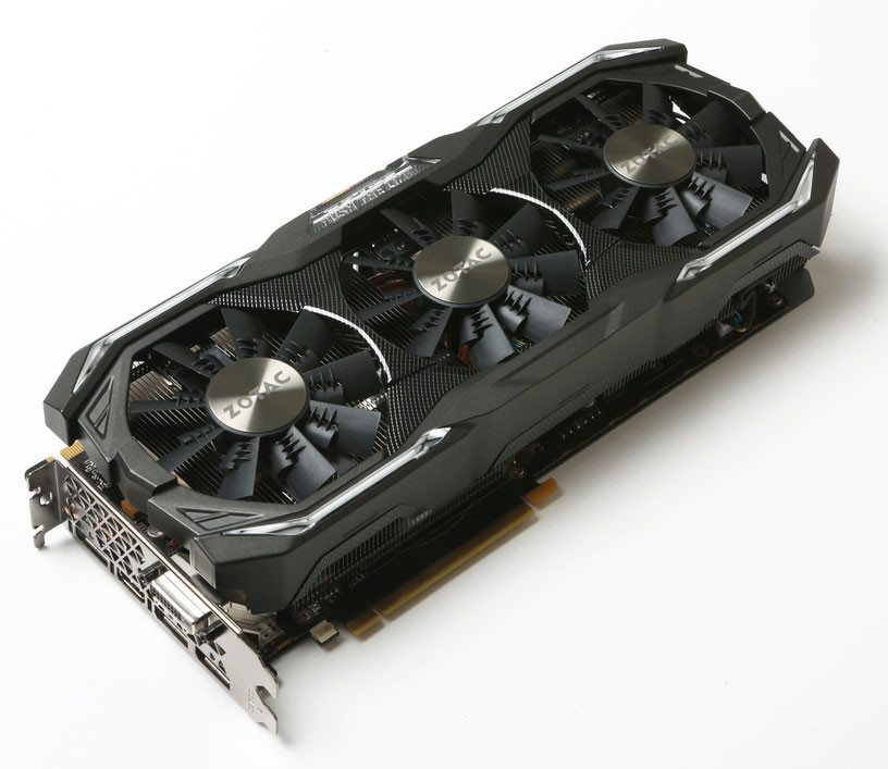 Immagine pubblicata in relazione al seguente contenuto: Zotac introduce la video card GeForce GTX 1070 AMP Extreme Core GDDR5X | Nome immagine: news29034_Zotac-GeForce-GTX-1070-AMP-Extreme-Core-GDDR5X_1.jpg