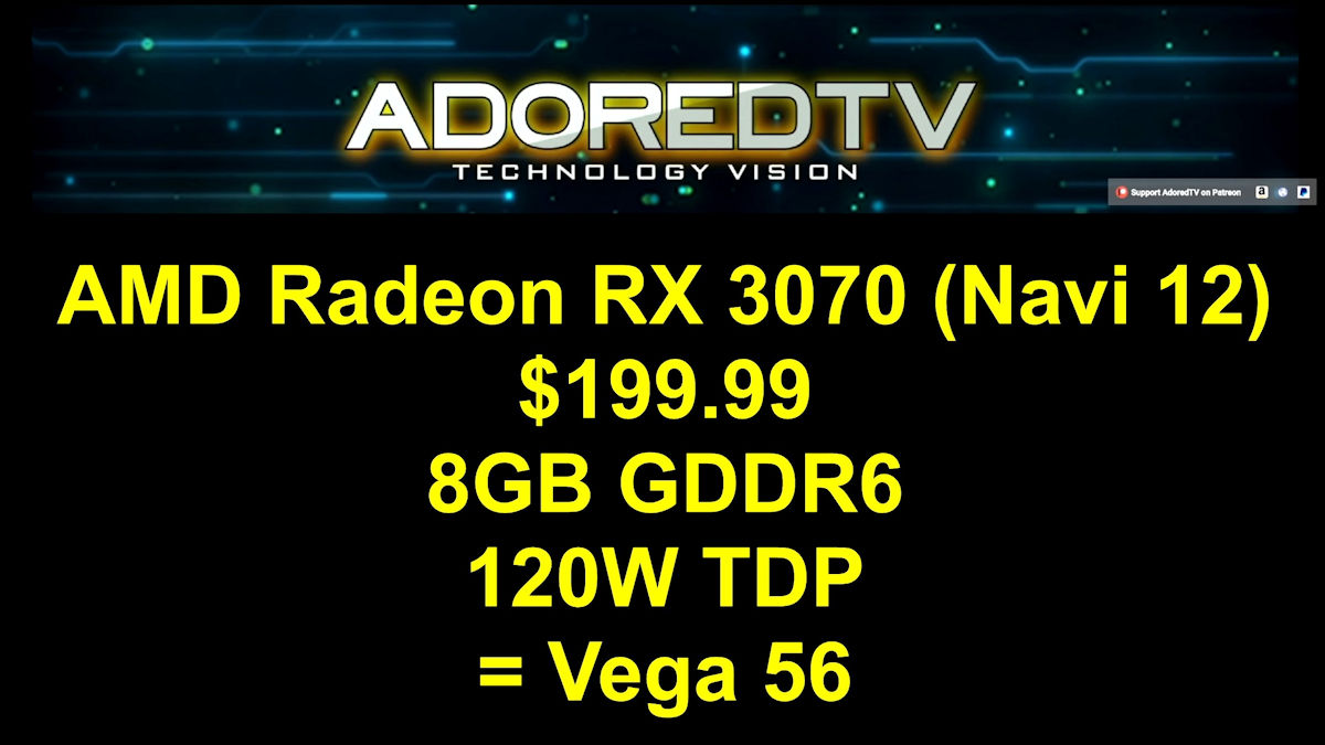 Immagine pubblicata in relazione al seguente contenuto: AMD potrebbe lanciare le video card Radeon RX 3000 basate su GPU Navi | Nome immagine: news29045_AMD-Radeon-RX-3000_2.jpg