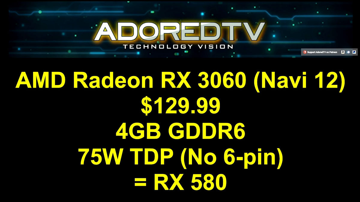 Media asset in full size related to 3dfxzone.it news item entitled as follows: AMD potrebbe lanciare le video card Radeon RX 3000 basate su GPU Navi | Image Name: news29045_AMD-Radeon-RX-3000_3.jpg