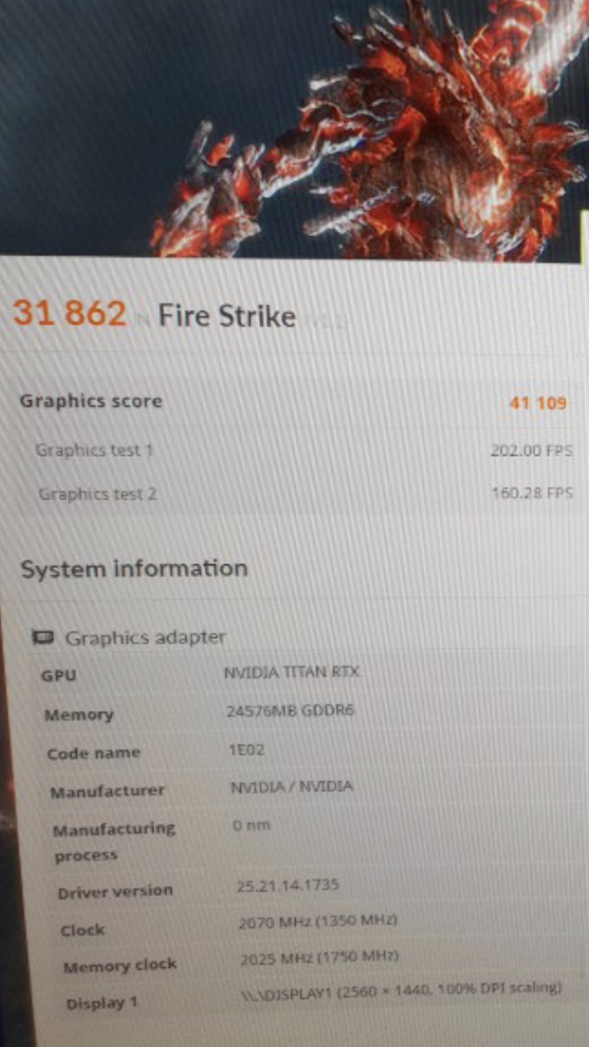 Media asset in full size related to 3dfxzone.it news item entitled as follows: La TITAN RTX di NVIDIA testata con 3DMark Fire Strike dopo overclocking | Image Name: news29080_NVIDIA-TITAN-RTX_3.jpg