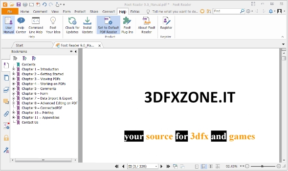Media asset in full size related to 3dfxzone.it news item entitled as follows: Free PDF Viewers & Editors: Foxit Reader 9.4.0.16811 -  Windows 10 Ready | Image Name: news29110_Foxit-Reader-Screenshot_1.jpg