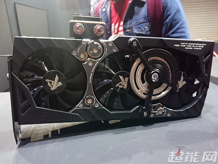 Media asset in full size related to 3dfxzone.it news item entitled as follows: Overclocking: Colorful mostra la video card GeForce RTX 2080 Ti iGame Kudan | Image Name: news29132_GeForce-RTX-2080-Ti-iGame-Kudan_1.jpg