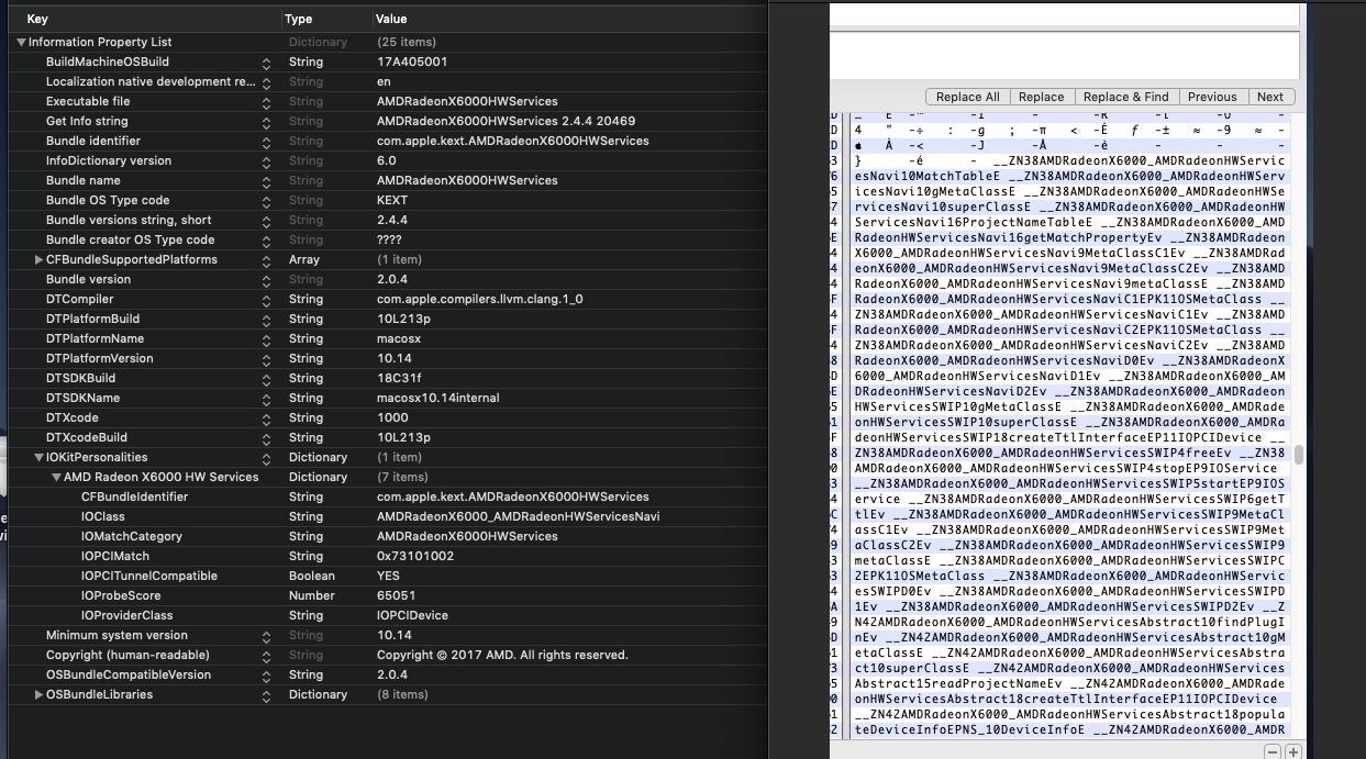 Risorsa grafica - foto, screenshot o immagine in genere - relativa ai contenuti pubblicati da unixzone.it | Nome immagine: news29174_Apple-MacOS-AMD-Navi_1.png