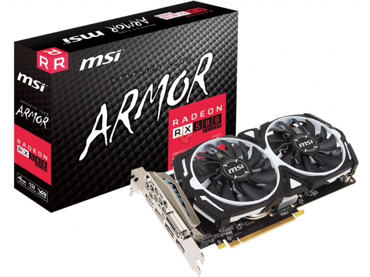 Immagine pubblicata in relazione al seguente contenuto: Foto leaked delle video card MSI Radeon RX 580 2048SP ARMOR 4GB e 8GB | Nome immagine: news29255_MSI-Radeon-RX-580-2048SP-4GB_1.jpg