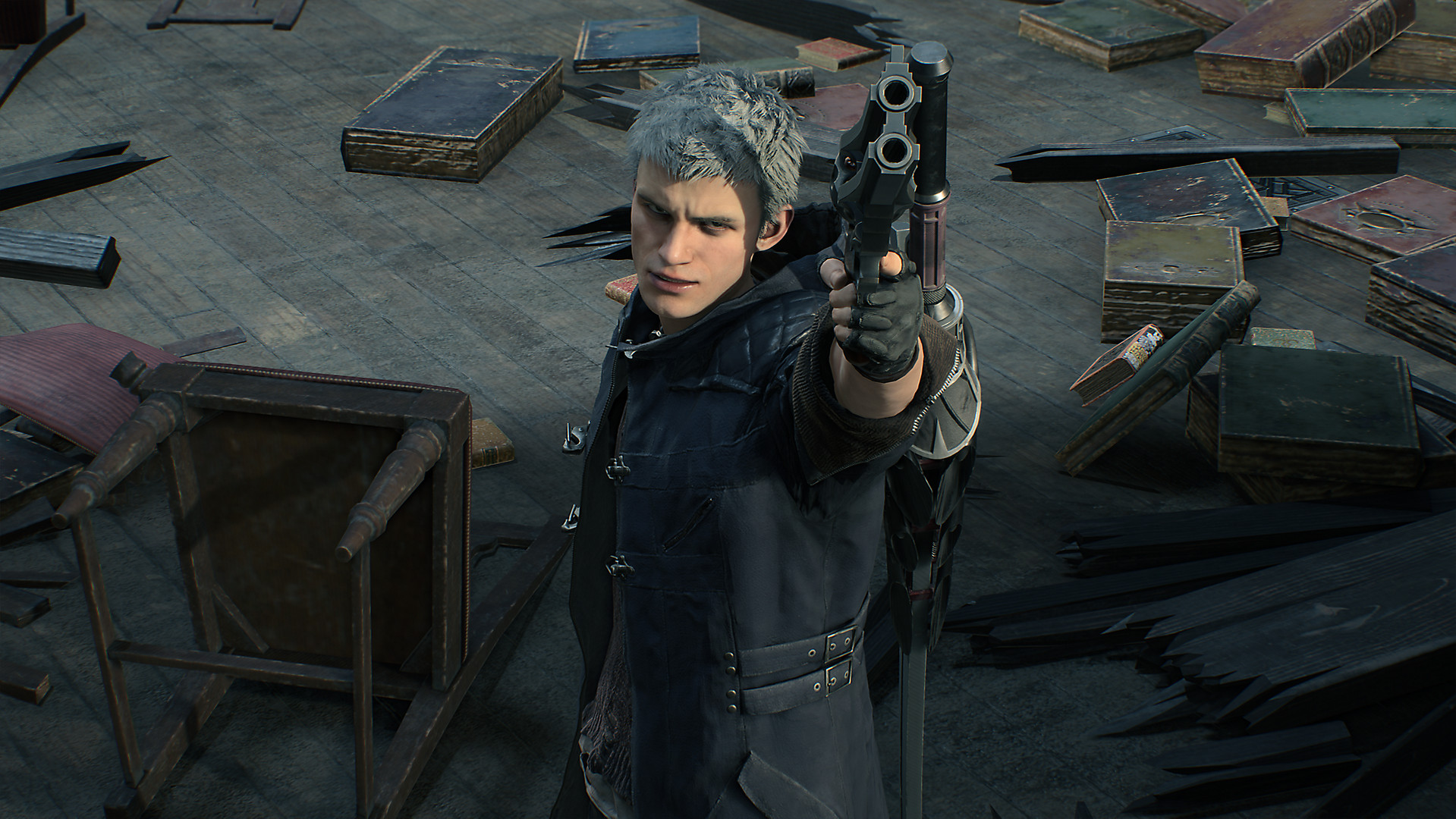 Media asset in full size related to 3dfxzone.it news item entitled as follows: Capcom pubblica il trailer in 4K di Devil May Cry 5 a pochi giorni dal lancio | Image Name: news29318_Devil-May-Cry-5-Screenshot_1.jpg
