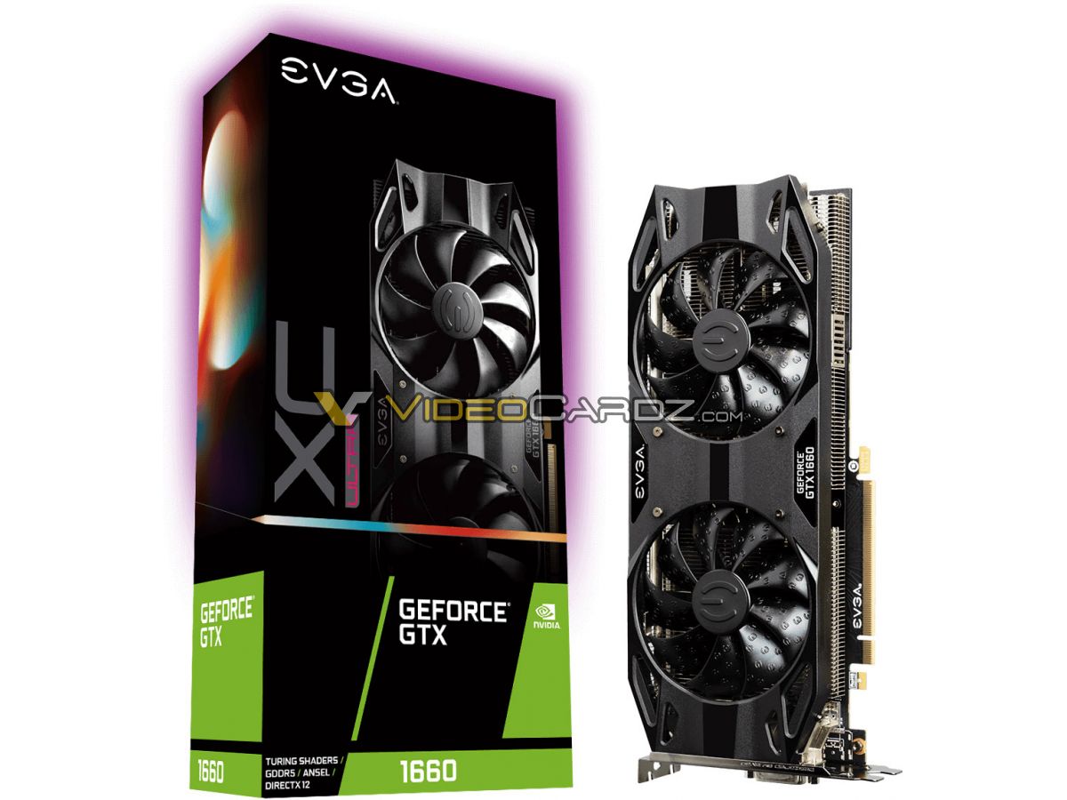 Media asset in full size related to 3dfxzone.it news item entitled as follows: Foto leaked delle GeForce GTX 1660 XC di EVGA e OC Edition di GIGABYTE | Image Name: news29354_NVIDIA-GeForce-GTX-1660_2.jpg