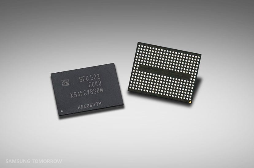 Immagine pubblicata in relazione al seguente contenuto: I prezzi dei chip di memoria NAND flash dovrebbero calare del 10% nel Q2 2019 | Nome immagine: news29358_Samsung-Chip-NAND-Flash_1.jpg