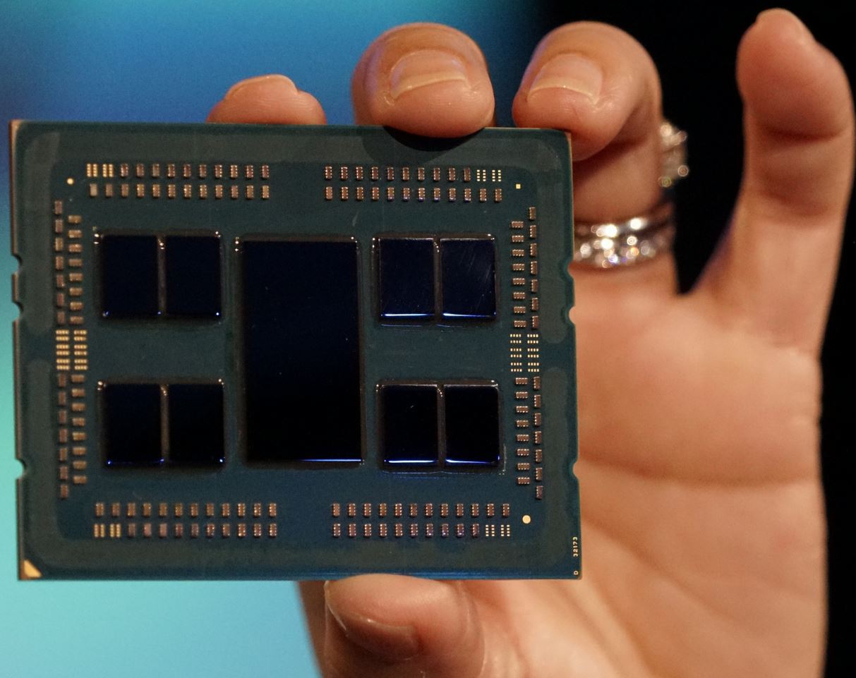 Media asset in full size related to 3dfxzone.it news item entitled as follows: Una CPU AMD EPYC Rome a 64-core e 128-thread testata con il benchmark Sandra | Image Name: news29431_AMD-EPYC_1.jpg