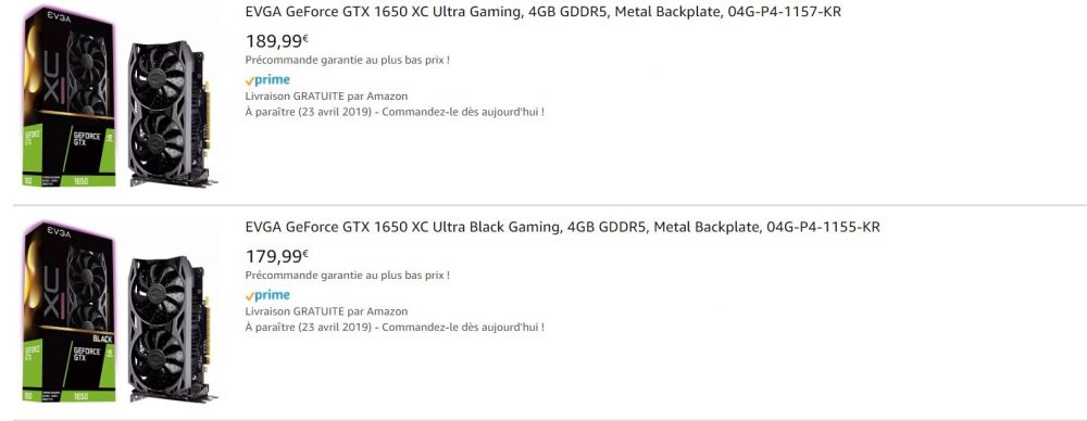 Immagine pubblicata in relazione al seguente contenuto: Amazon rivela la data di lancio e il prezzo della video card GeForce GTX 1650 | Nome immagine: news29484_GeForce-GTX-1650-EVGA_2.jpg