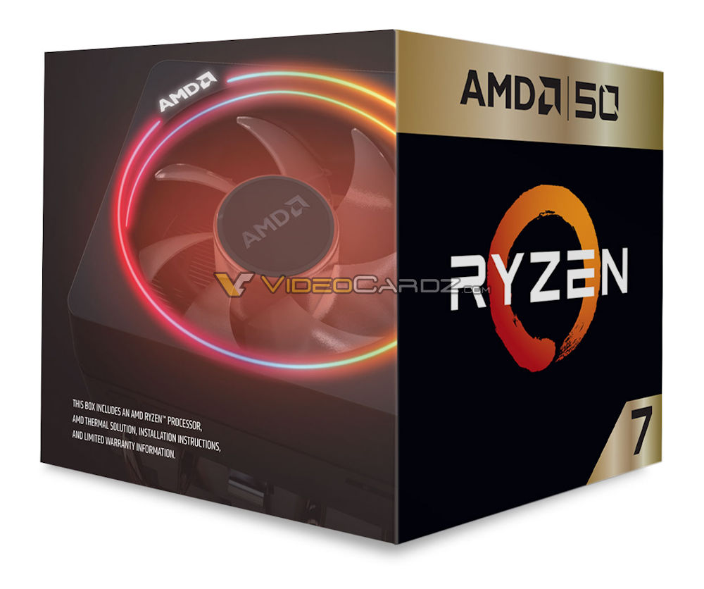 Media asset in full size related to 3dfxzone.it news item entitled as follows: Prime foto leaked della CPU AMD Ryzen 7 2700X 50th Anniversary Edition | Image Name: news29510_AMD-Ryzen-7-2700X-50th-Anniversary-Edition_2.jpg