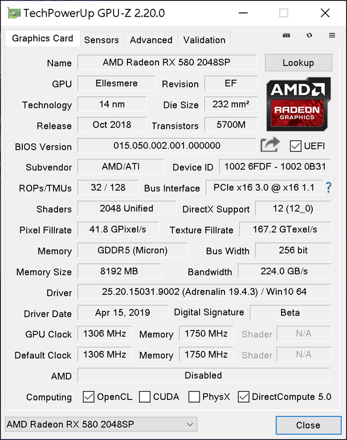 Immagine pubblicata in relazione al seguente contenuto: Foto e testing della video card Yeston Radeon RX 580 Game ACE 2048SP 8GB | Nome immagine: news29564_Yeston-Radeon-RX-580-Game-ACE-2048SP-8GB_5.jpg