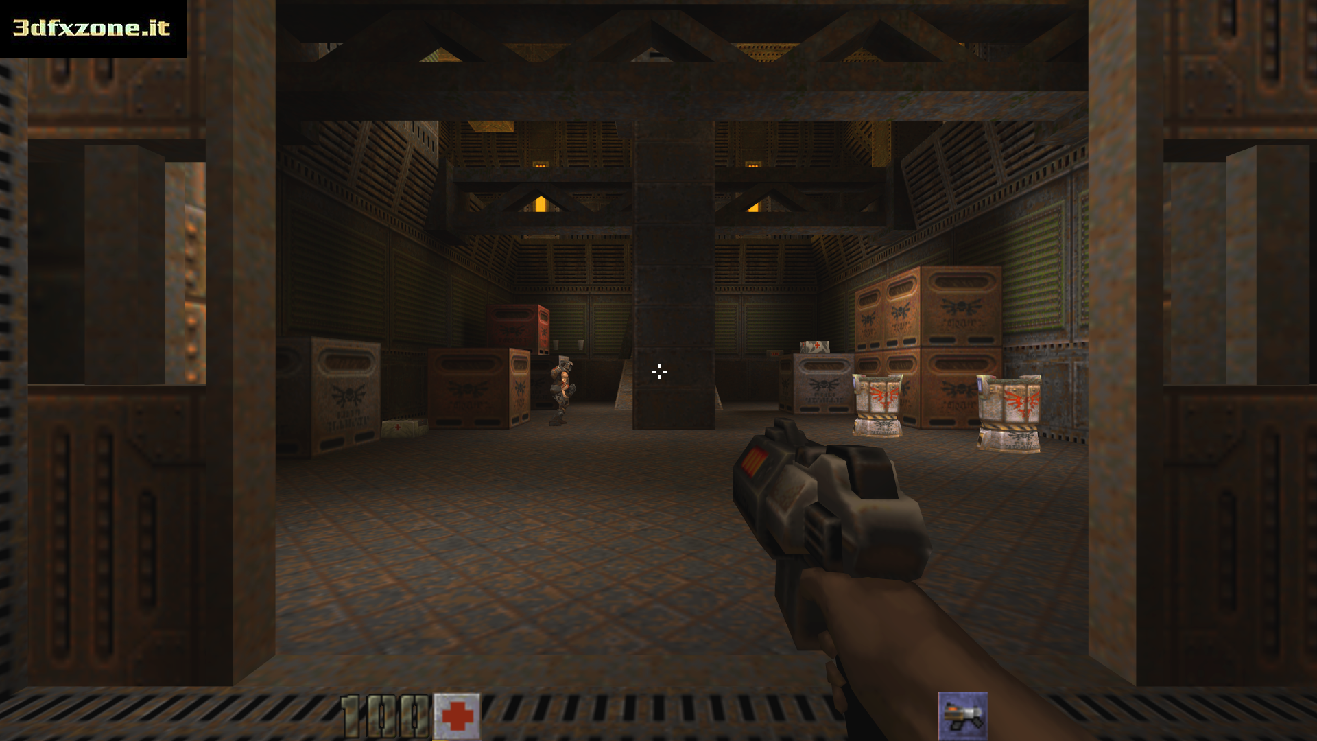 Immagine pubblicata in relazione al seguente contenuto: Yamagi Quake II consente di giocare con Quake II in Full HD e con antialiasing | Nome immagine: news29622_Yamagi-Quake-II-Screenshot_1.png