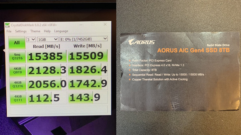 Media asset in full size related to 3dfxzone.it news item entitled as follows: GIGABYTE presenta il drive AORUS AIC Gen4 SSD 8TB con interfaccia PCIe 4.0 | Image Name: news29638_AORUS-AIC-Gen4-SSD-8TB_2.jpg