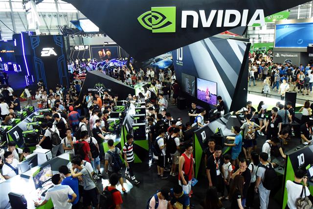 Media asset in full size related to 3dfxzone.it news item entitled as follows: Le GPU NVIDIA Ampere saranno prodotte da Samsung con il nodo a 7nm EUV | Image Name: news29661_NVIDIA-GPU-Ampere_1.jpg