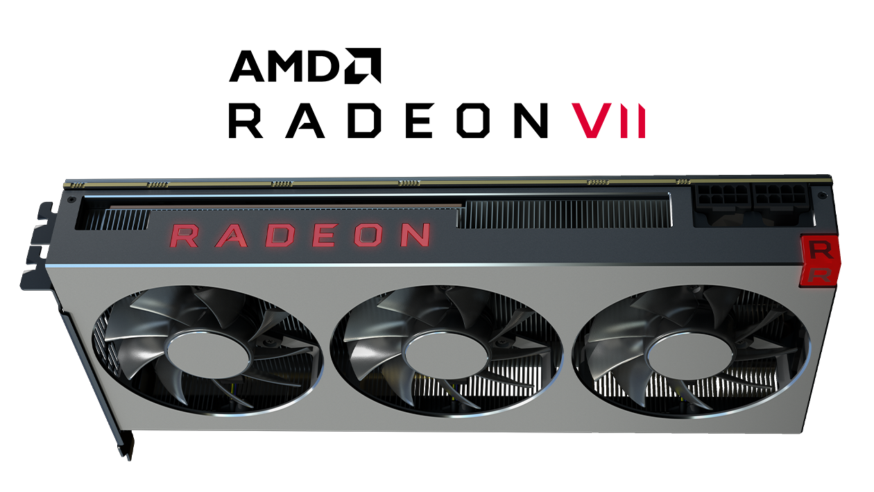 Immagine pubblicata in relazione al seguente contenuto: Le video card Navi Radeon RX 5700 spingono fuori produzione la Radeon VII? | Nome immagine: news29775_AMD-Radeon-VII_1.png