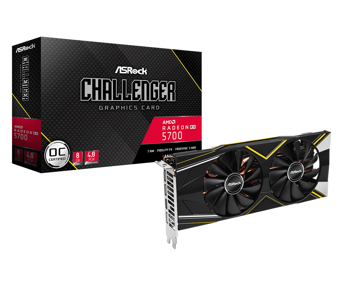 Media asset in full size related to 3dfxzone.it news item entitled as follows: ASRock annuncia la linea di video card Radeon RX 5700 XT Challenger | Image Name: news29798_Radeon-RX-5700-Challenger_4.png