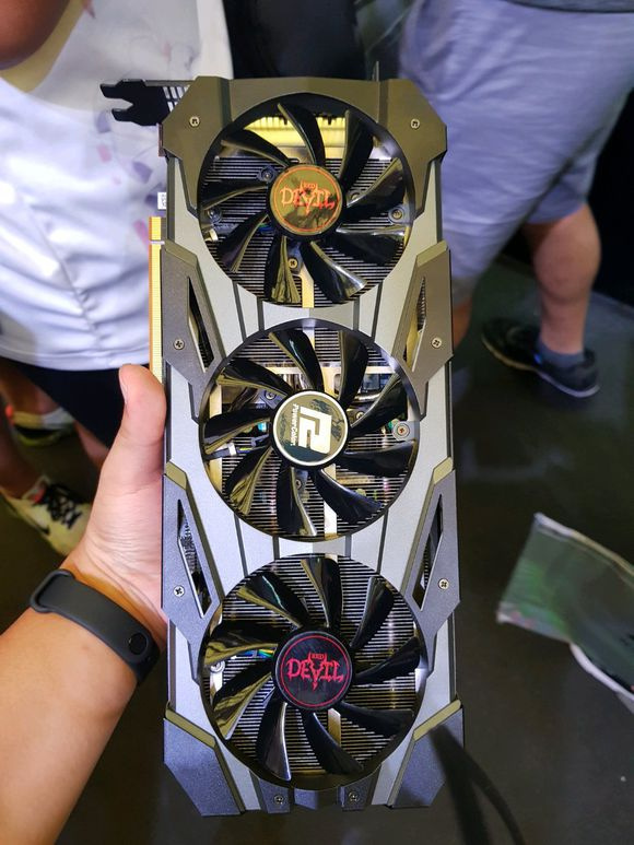 Media asset in full size related to 3dfxzone.it news item entitled as follows: Foto delle video card PowerColor RX 5700 Red Devil e HIS RX 5700 IceQ X | Image Name: news29848_PowerColor-Radeon-RX-5700-Red-Devil_1.jpg