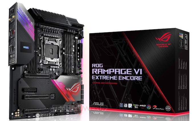 Media asset in full size related to 3dfxzone.it news item entitled as follows: ASUS presenta la gaming motherboard ROG Rampge VI Extreme Encore | Image Name: news29919_ASUS-ROG-Rampge-VI-Extreme-Encore_2.jpg