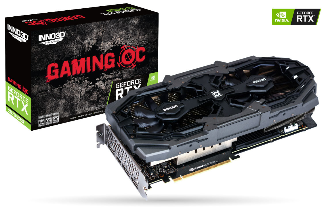 Media asset in full size related to 3dfxzone.it news item entitled as follows: INNO3D annuncia le GeForce RTX 2080 e GeForce RTX 2070 SUPER Gaming OC X2 | Image Name: news29959_GeForce-RTX-2070-SUPER-Gaming-OC-X2_1.jpg