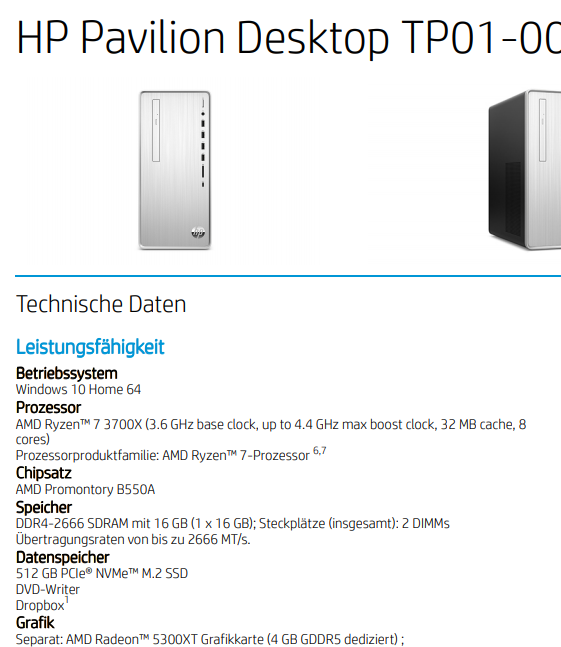 Media asset in full size related to 3dfxzone.it news item entitled as follows: AMD prepara il lancio della video card Radeon RX 5300XT per il mercato OEM | Image Name: news30011_AMD-Radeon-RX-5300XT-HP-OEM_2.png