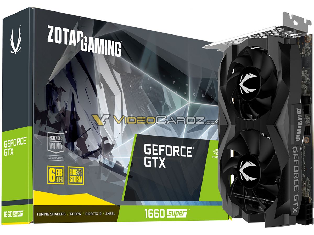 Media asset in full size related to 3dfxzone.it news item entitled as follows: Prime immagini delle video card NVIDIA GeForce GTX 1660 SUPER Gaming di ZOTAC | Image Name: news30074_Zotac-GeForce-GTX-1660-SUPER_3.jpg