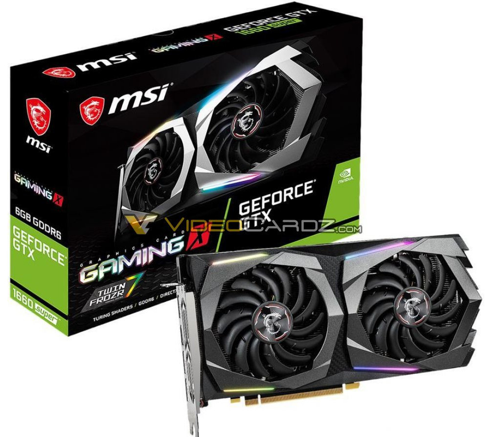Media asset in full size related to 3dfxzone.it news item entitled as follows: Foto leaked delle video card MSI GeForce GTX 1660 Super Gaming X e Ventus XS | Image Name: news30088_MSI-GeForce-GTX-1660-Super_1.jpg