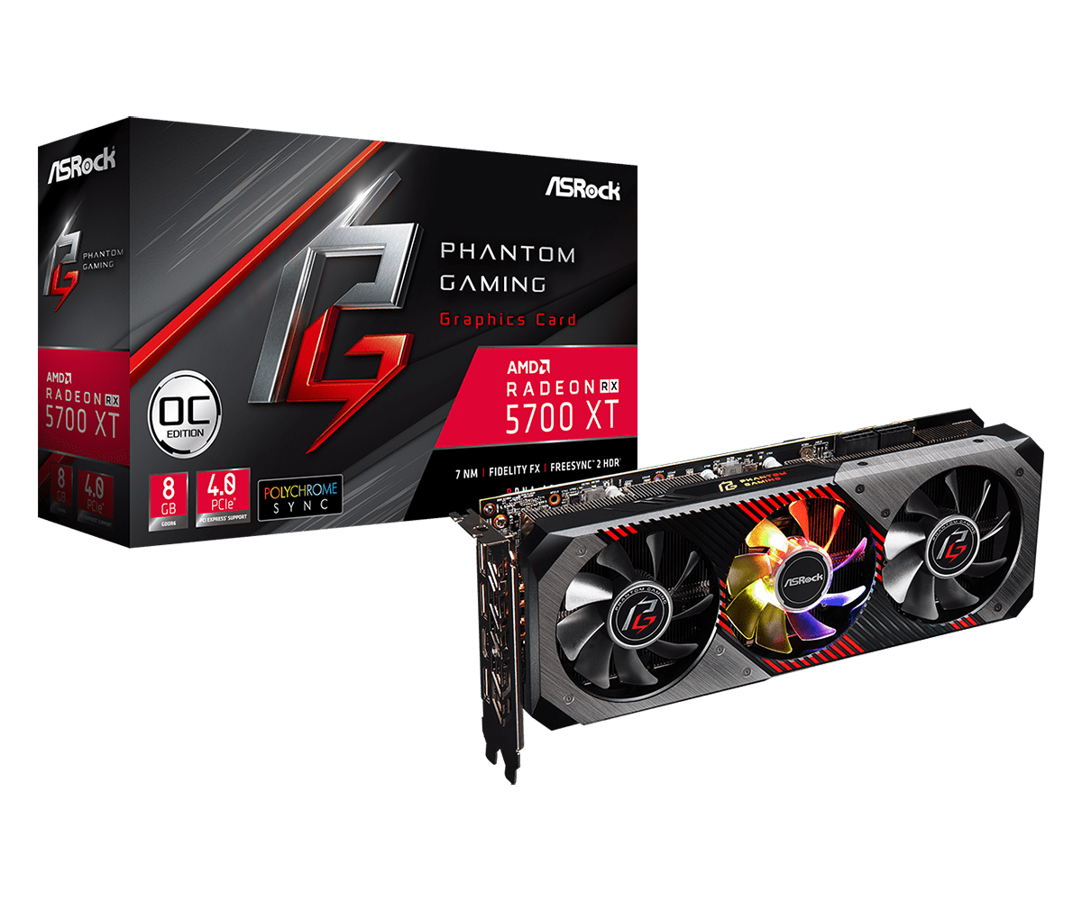 Media asset in full size related to 3dfxzone.it news item entitled as follows: ASRock lancia le video card Radeon RX 5700 e RX 5700 XT Phantom Gaming | Image Name: news30162_ASRock-Radeon-RX-5700-Phantom-Gaming_3.png
