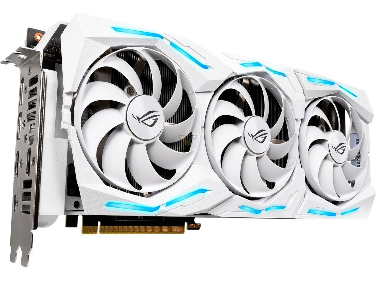 Media asset in full size related to 3dfxzone.it news item entitled as follows: ASUS prepara il lancio della GeForce RTX 2080 Ti ROG STRIX White Edition | Image Name: news30219_ASUS-GeForce-RTX-2080-Ti-ROG-STRIX-White-Edition_1.jpg