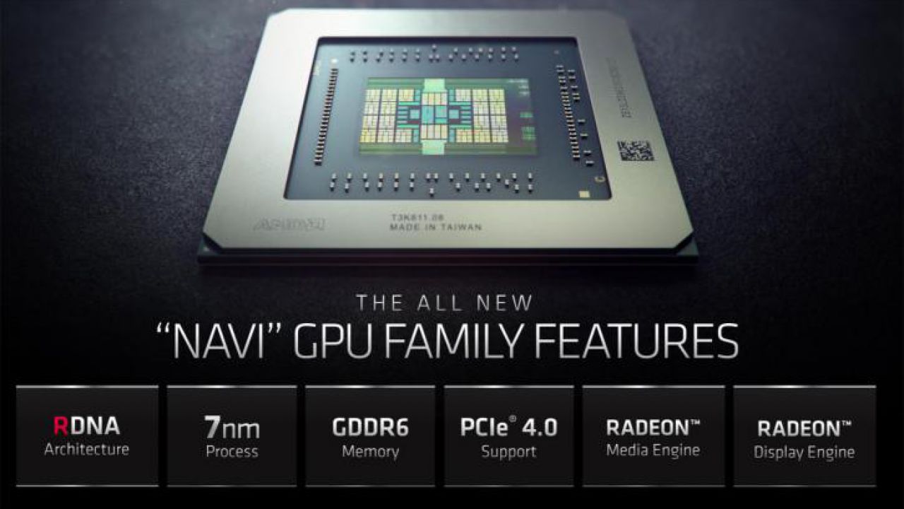 Immagine pubblicata in relazione al seguente contenuto: AMD potrebbe lanciare a breve la Radeon RX 5500 XT e a gennaio la RX 5600 XT | Nome immagine: news30226_AMD-Navi_1.jpg