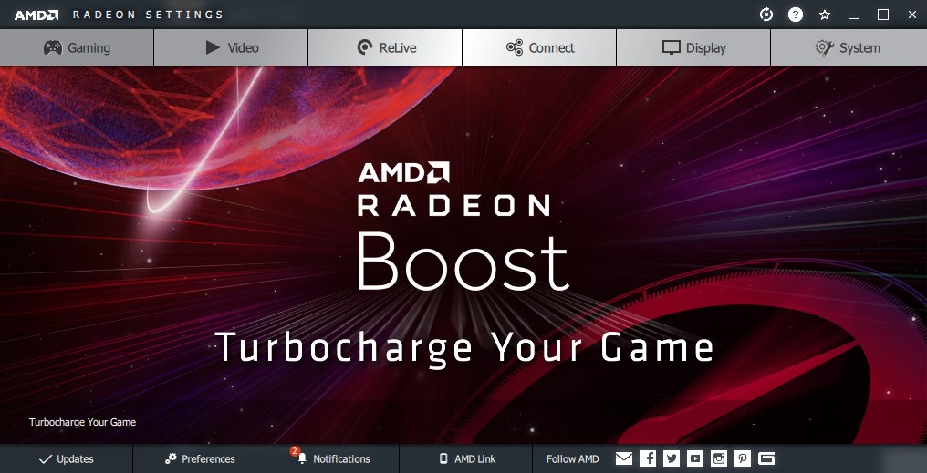 Immagine pubblicata in relazione al seguente contenuto: AMD Radeon Software Adrenalin 2020 Edition introdurr la tecnologia Radeon Boost | Nome immagine: news30245_AMD-Radeon-Software-Adrenalin-2020-Edition_2.jpg