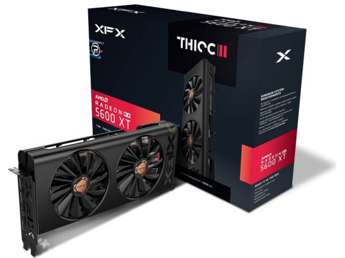 Immagine pubblicata in relazione al seguente contenuto: Foto leaked delle video card XFX Radeon RX 5600 XT THICC II PRO STAGING | Nome immagine: news30321_Radeon-RX-5600-XT-THICC-II-PRO-STAGING_3.jpg