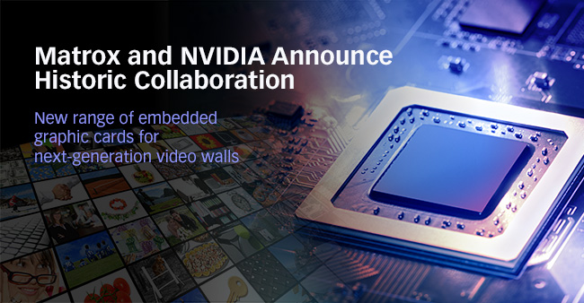 Immagine pubblicata in relazione al seguente contenuto: Matrox utilizza le GPU Quadro di NVIDIA per la realizzazione di video card | Nome immagine: news30388_Matrox-NVIDIA-Quadro-video-wall_1.jpg
