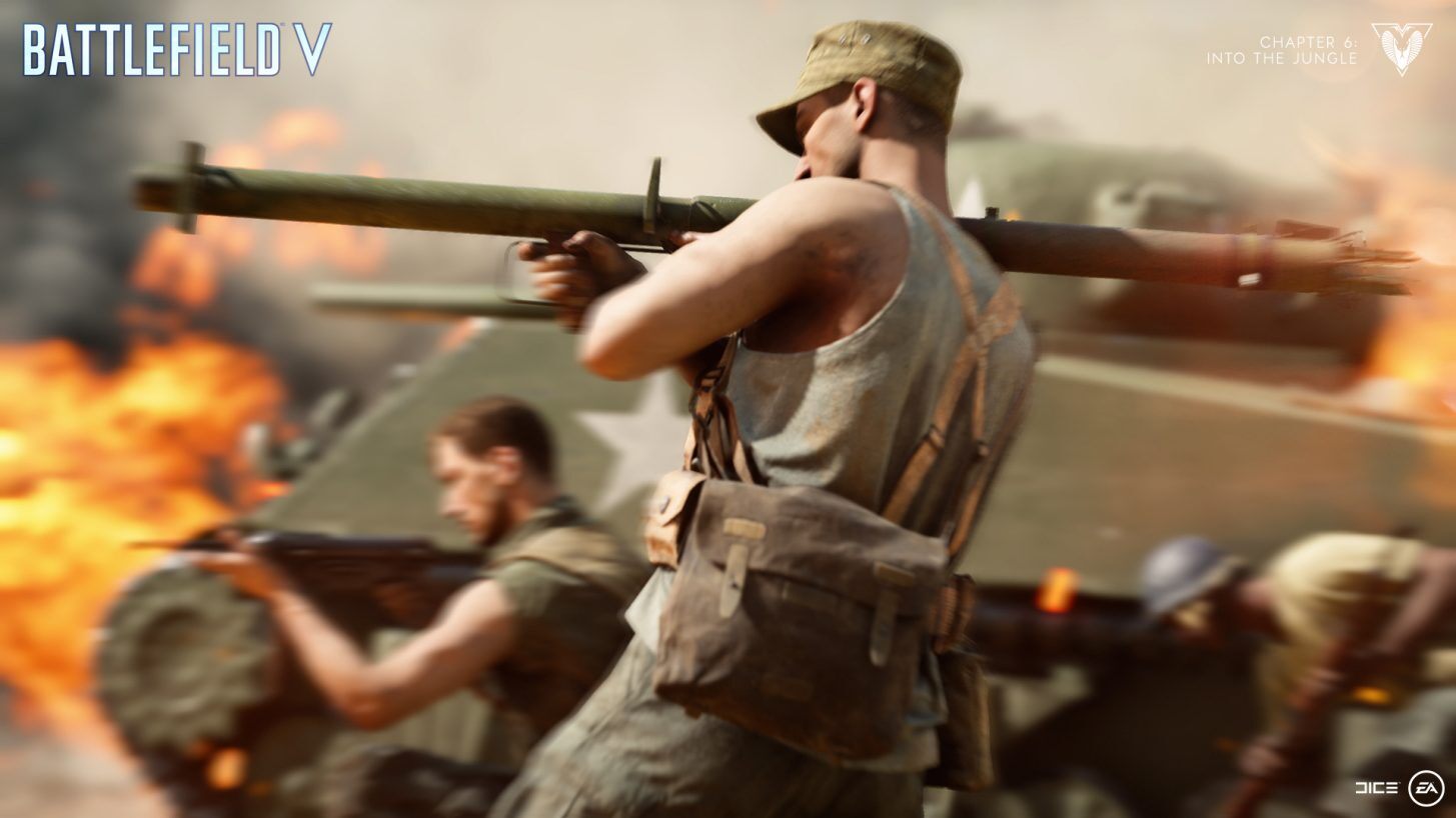 Immagine pubblicata in relazione al seguente contenuto: Battlefield V, EA e DICE pubblicano il trailer di Chapter 6: Into the Jungle | Nome immagine: news30407_Battlefield-V-Chapter-6-Into-the-Jungle_3.jpg