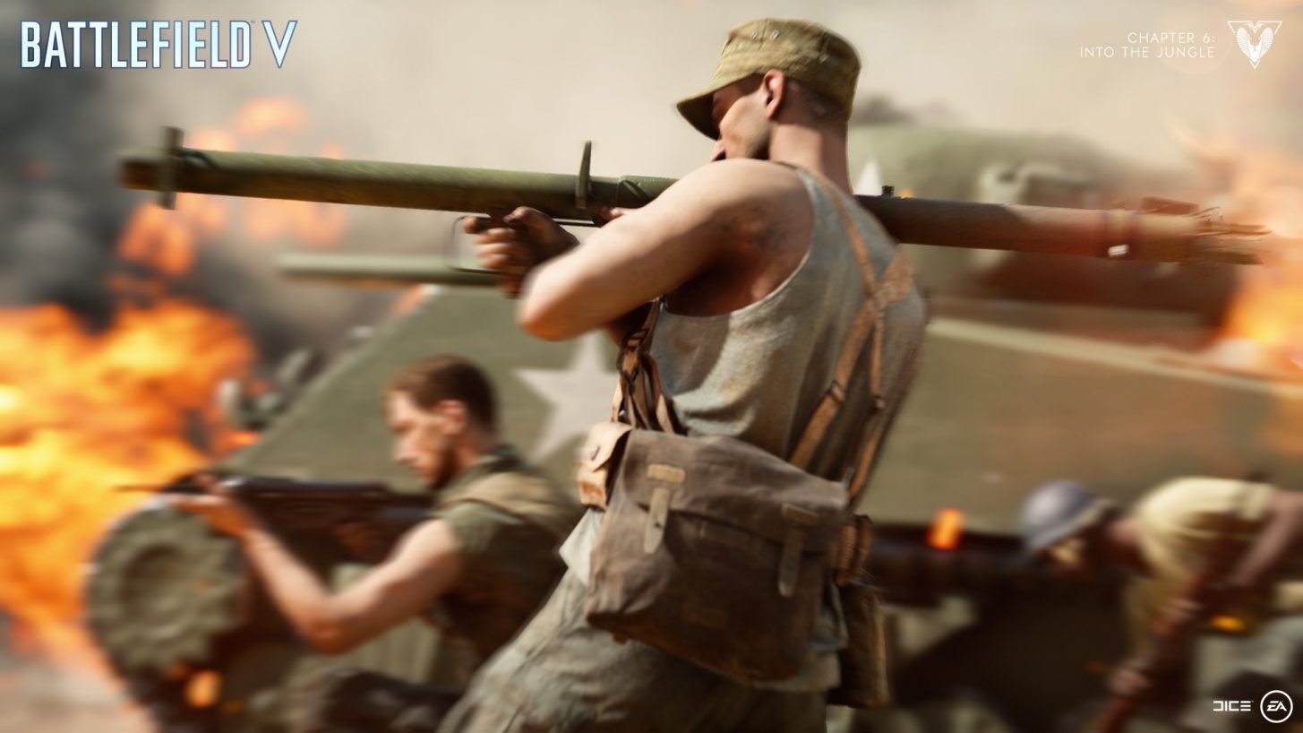 Media asset in full size related to 3dfxzone.it news item entitled as follows: Battlefield V, EA e DICE pubblicano il trailer di Chapter 6: Into the Jungle | Image Name: news30407_Battlefield-V-Chapter-6-Into-the-Jungle_3.jpg