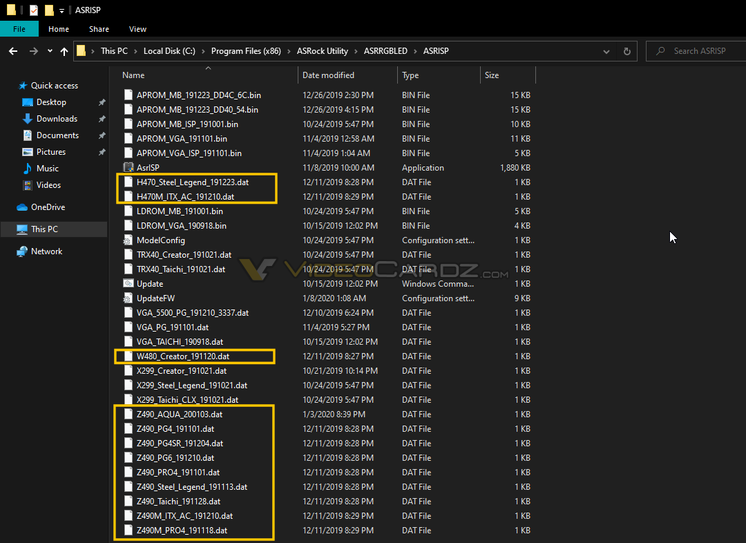 Media asset in full size related to 3dfxzone.it news item entitled as follows: ASRock rivela involontariamente le sue motherboard per CPU Intel Comet Lake-S | Image Name: news30412_ASRock-Comet-Lake-S_1.png