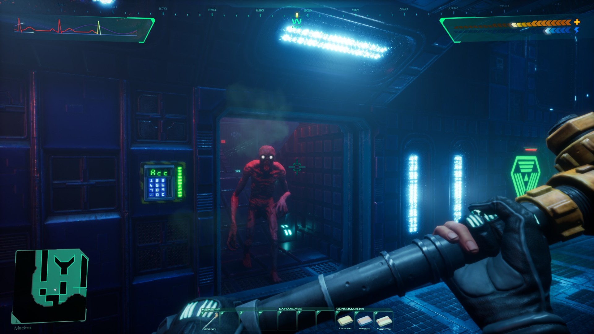 Media asset in full size related to 3dfxzone.it news item entitled as follows: Nightdive Studios pubblica una demo del gameplay di System Shock (2020) | Image Name: news30417_System-Shock-Screenshot_2.jpg