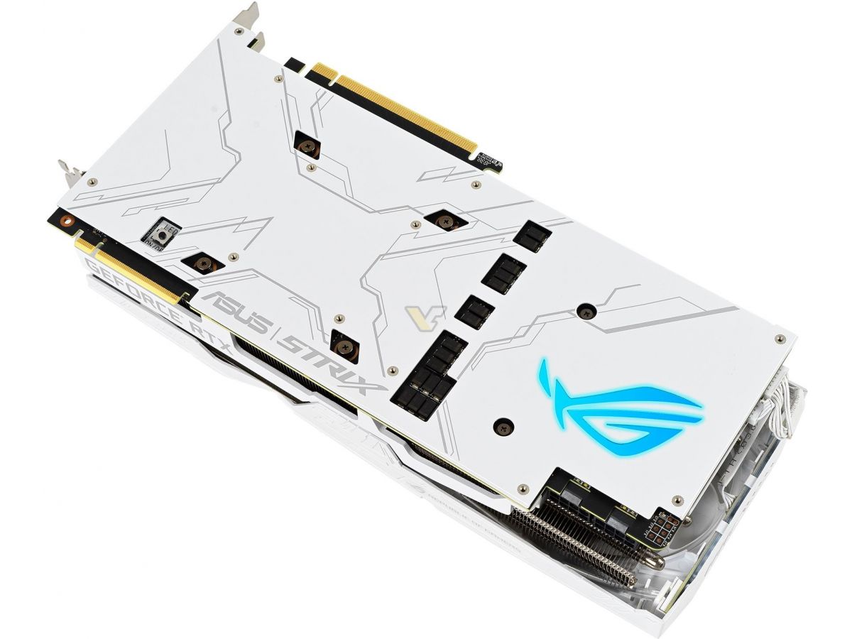 Media asset in full size related to 3dfxzone.it news item entitled as follows: ASUS realizza la top card GeForce RTX 2080 SUPER ROG STRIX OC White Edition | Image Name: news30425_ASUS-GeForce-RTX-2080-SUPER-ROG-STRIX-White_3.jpg